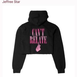 Jeffrey Star Can’t Relate Cropped Hoodie Medium